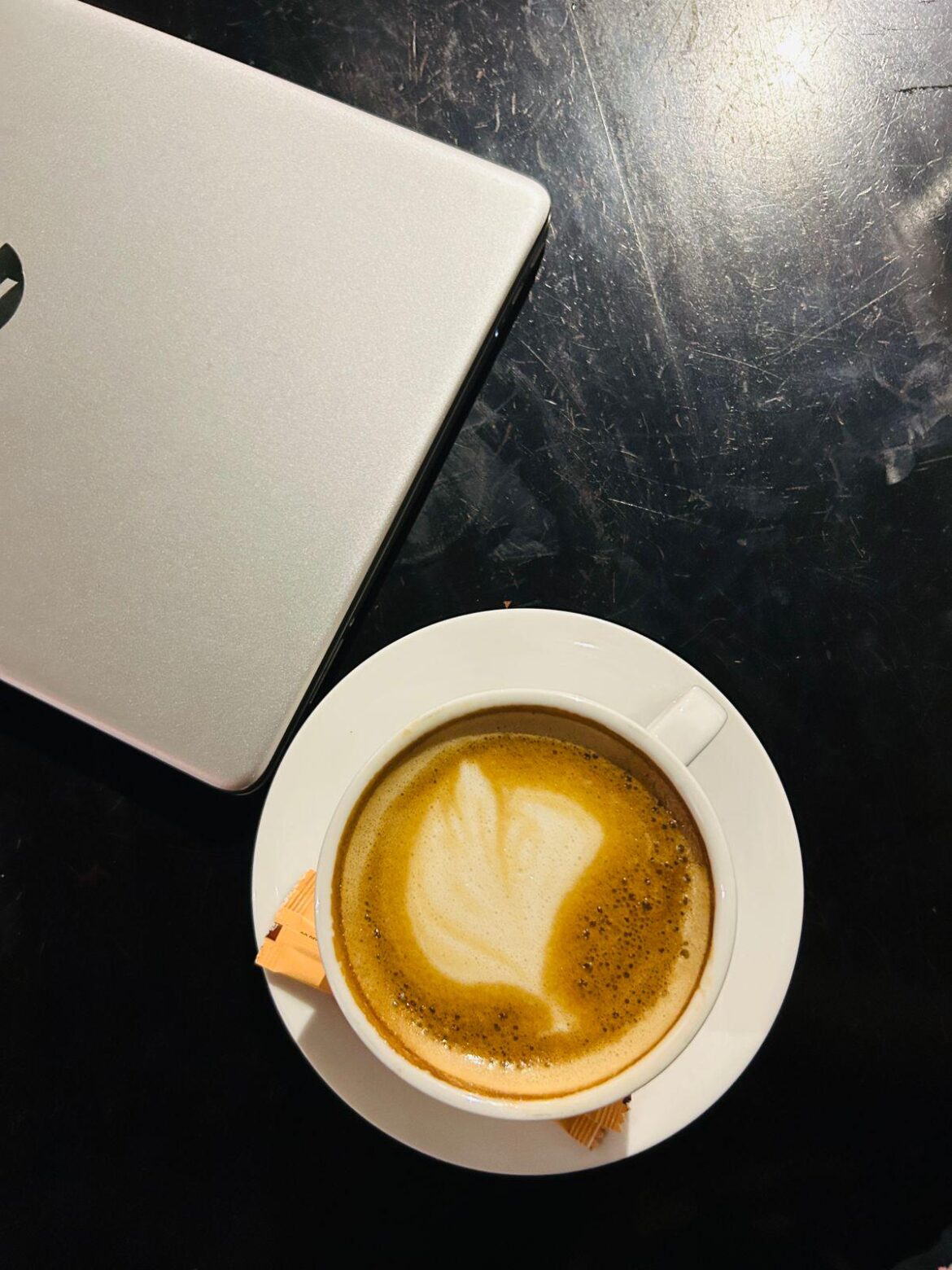 Morning coffee before work