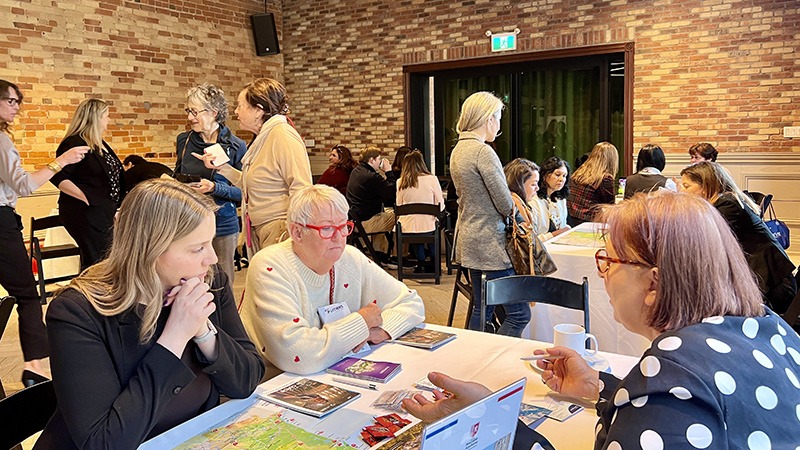 Toronto-area travel advisors and DMC’s meet with members of the Nouvelle-Aquitaine Regional Tourism Board mission, 19NOV 2025.