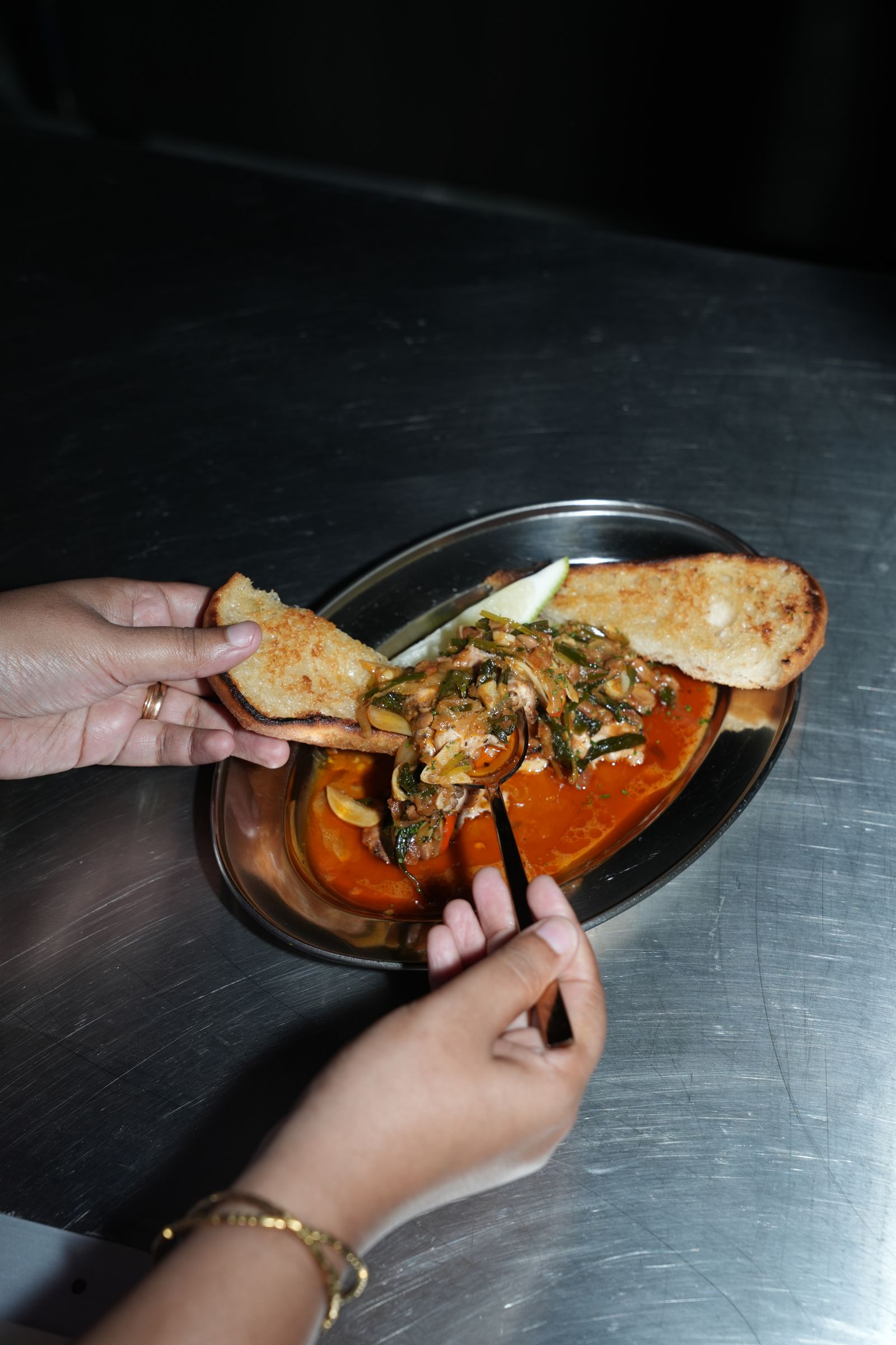 Goat brain with jyllang and axone