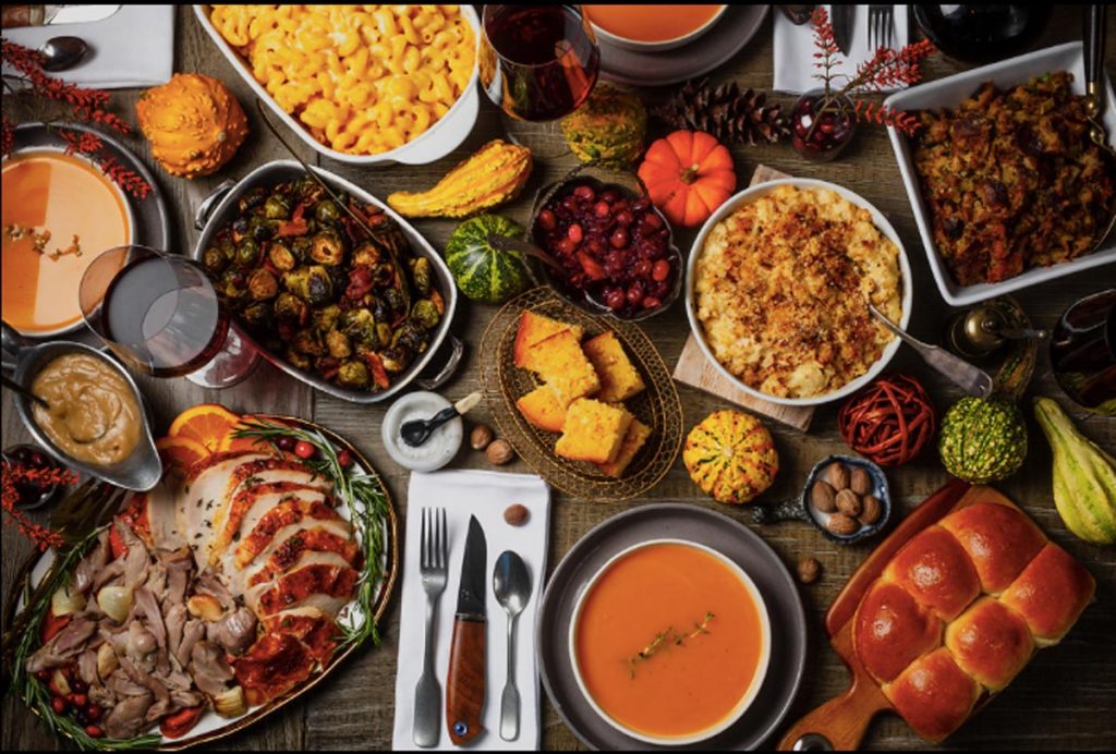 Aioli's Thanksgiving Dinner spread. Photo courtesy of Aioli