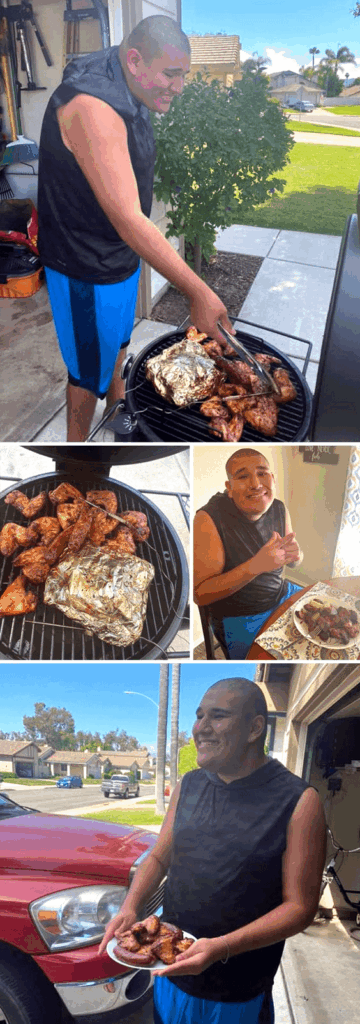 Thought this was cool. This gentleman is on the autism spectrum and is a wizard on the grill.