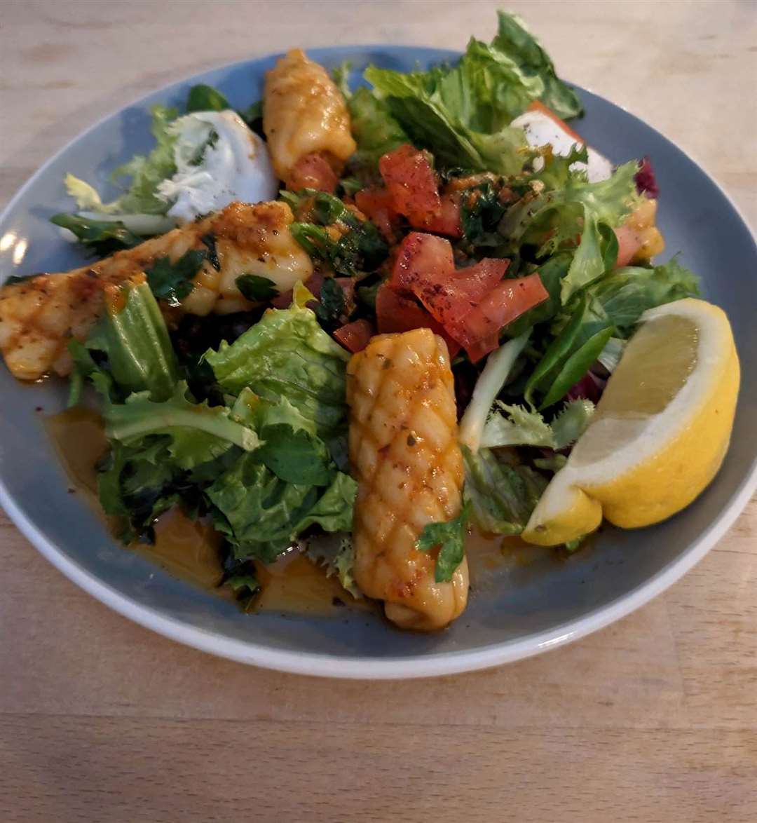 Alfie's calamari starter