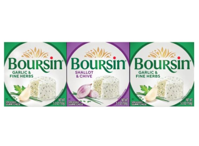 Boursin Garlic & Fine Herbs + Shallot & Chive, Gourmet Cheese