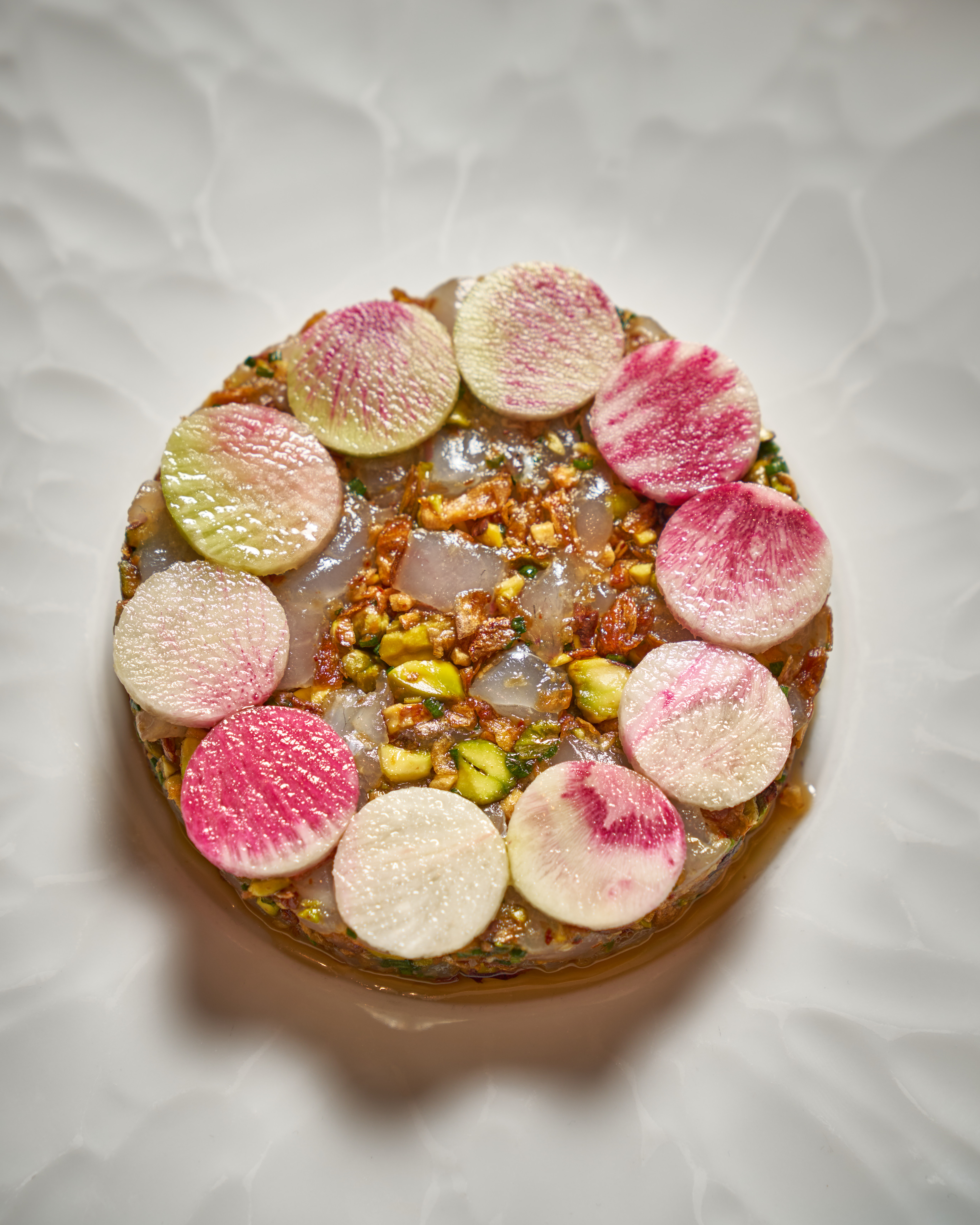 Branzino preparation demonstrates Marea's mastery of Mediterranean seafood