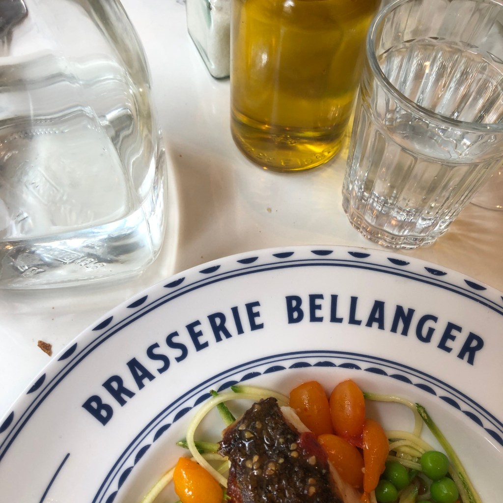 Detail of plate at Brasserie Bellanger