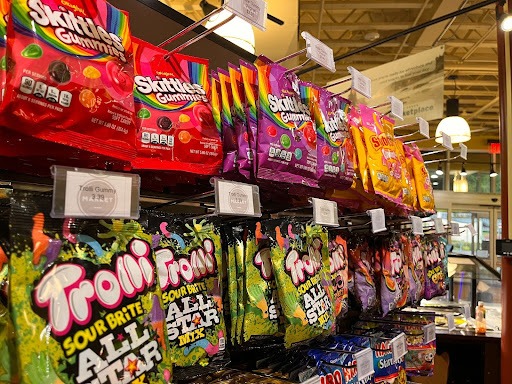 A variety of candy is offered at the Cal Poly Humboldt College Creek Marketplace. (Noelle Doblado/Contributed)