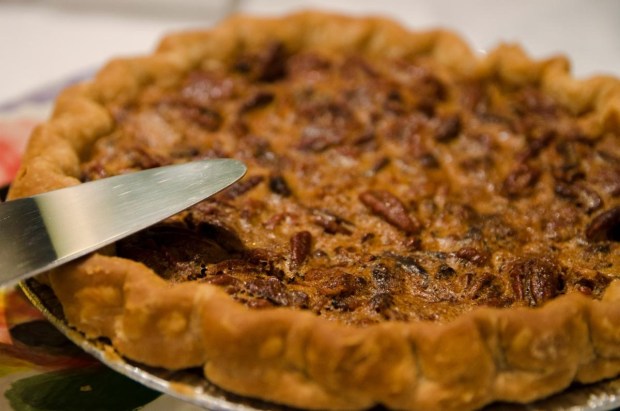 Thanksgiving at Prairie Grass Cafe includes pecan pie. (Cindy Kurman)