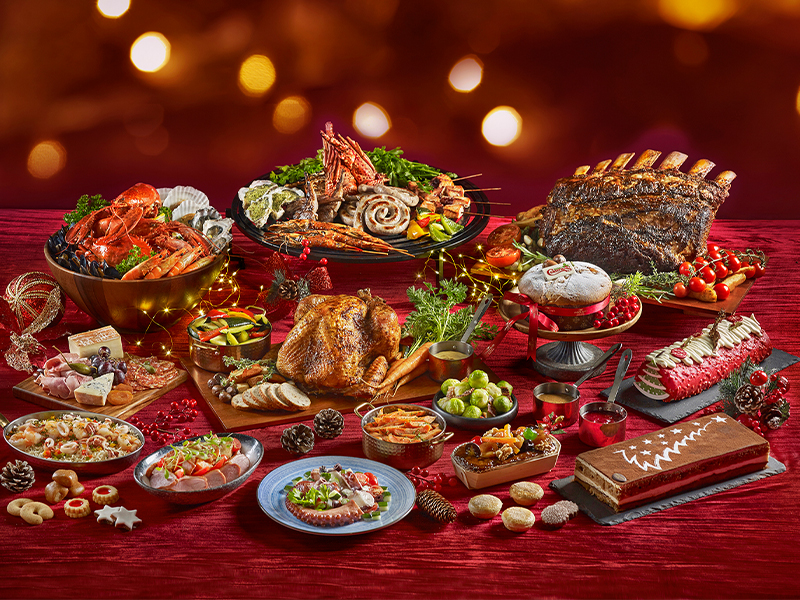 Allora Ristorante & Bar, Crowne Plaza Changi Airport - Christmas dinners in singapore - Christmas buffet