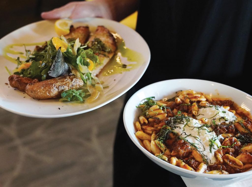 Dishes delivered fresh from the kitchen. Photo by Angelina Mendez