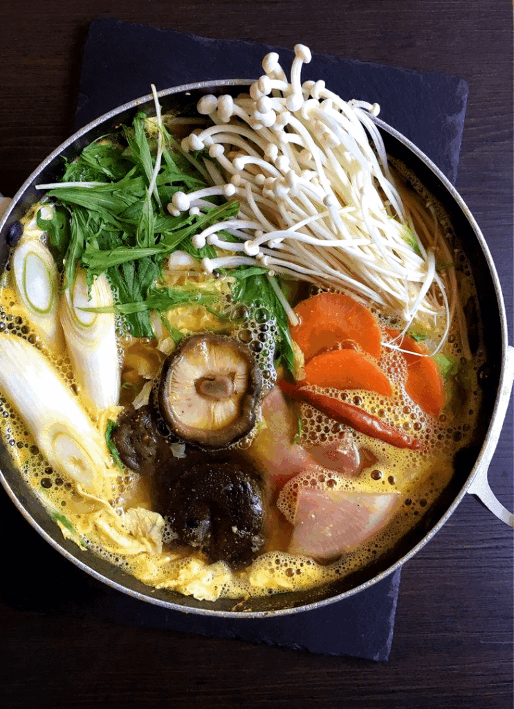 Japanese Miso Hot Pot Soup (gluten-free  vegan)