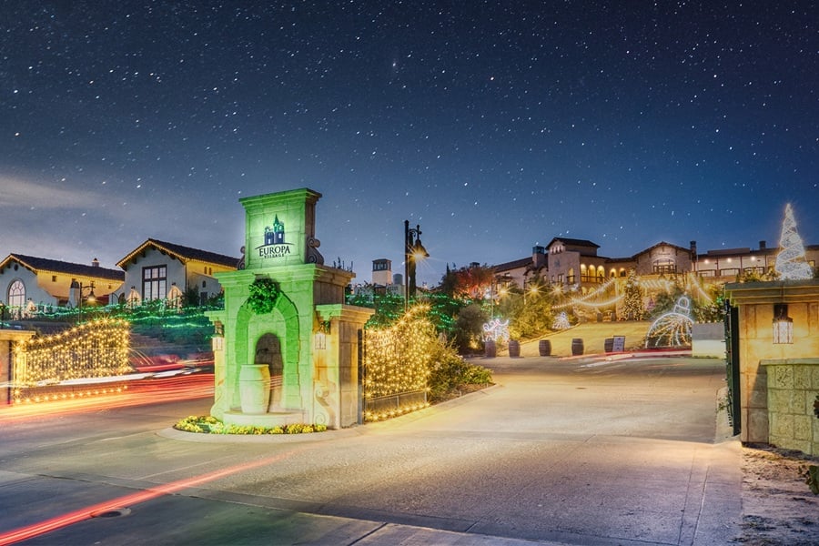Europa Village holiday festivities