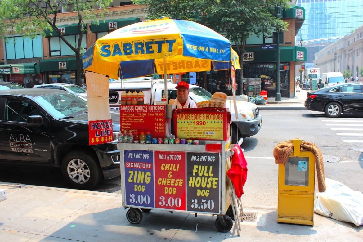 PSA: Legendary midtown hot dog vendor Famous Eddie is retiring at the end of next week. Get it while you can!