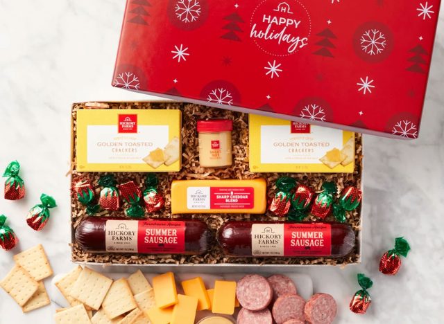 Hickory Farms Happy Holidays Meat & Cheese Gift Box