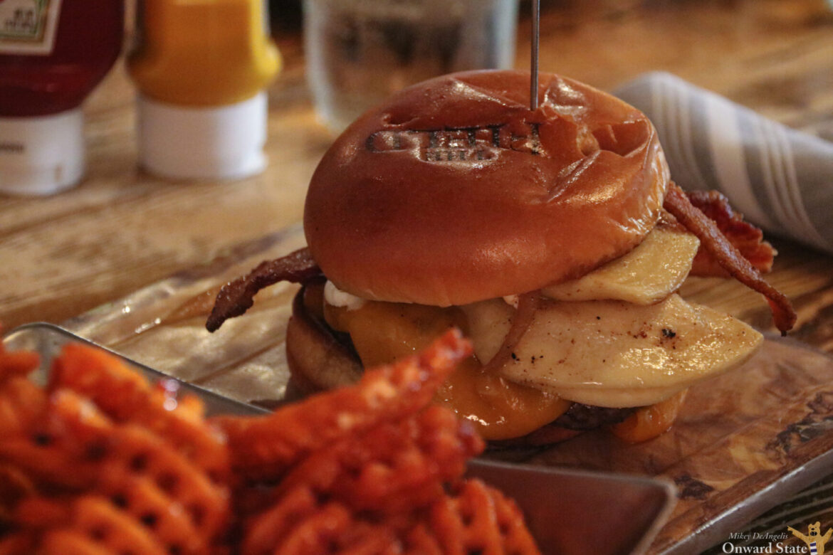 Cooking Up The Next Coaches Corner Burger At The Field