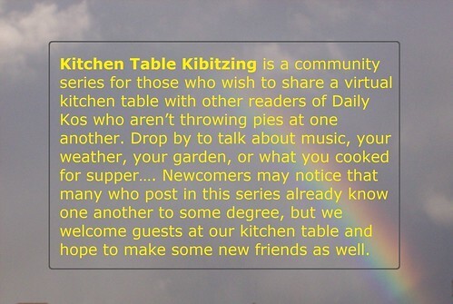 Kitchen table kibitzing 