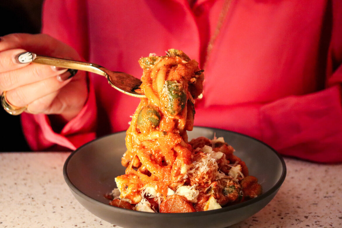 Highly Anticipated Sunnyside Pasta Shop Opens This Weekend pasta in a bowl