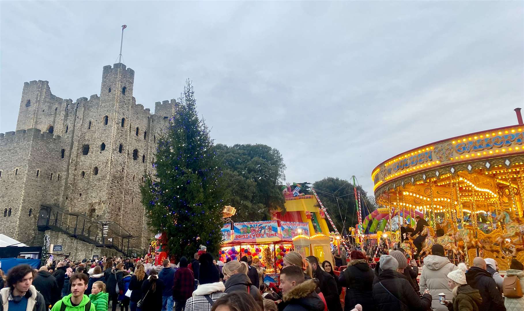 Thousands of visitors are expected to visit the market over three weekends. Picture: Sam Lawrie