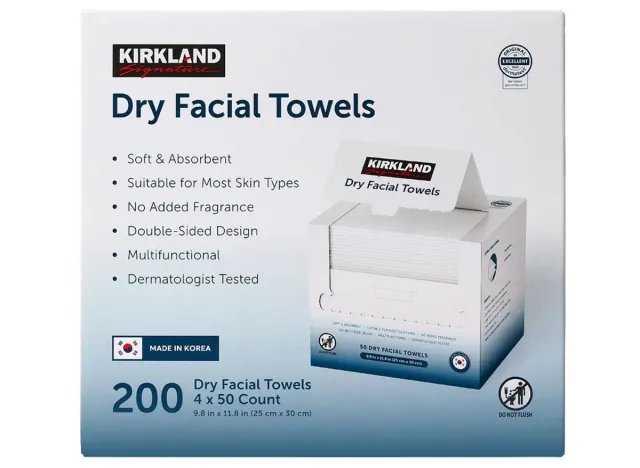 Kirkland Signature Daily Dry Facial Towels