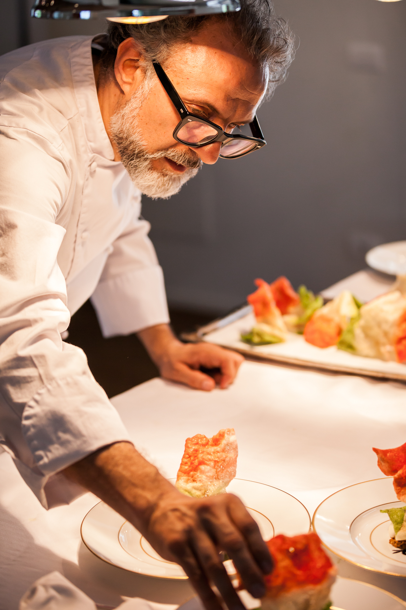 Massimo Bottura at work