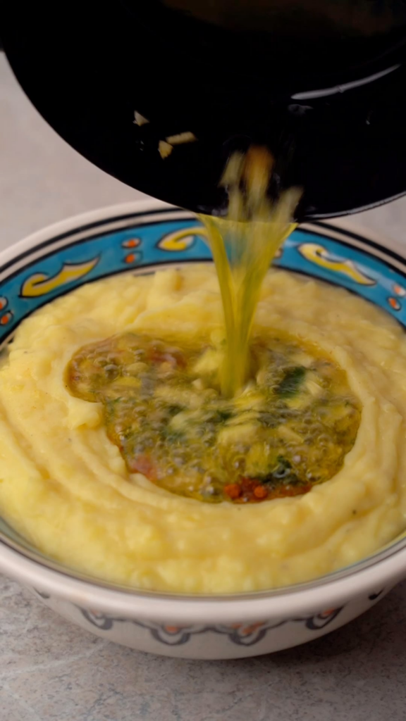 I made Lebanese mashed potatoes and it was delicious