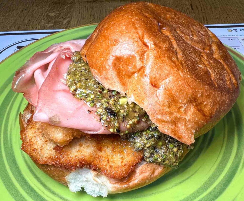 Mortadella Crunch Sandwich at 50 Panino di Ciro Salvo in Naples