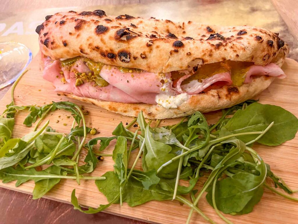 Mortadella Panino at Crash Pub in Palermo