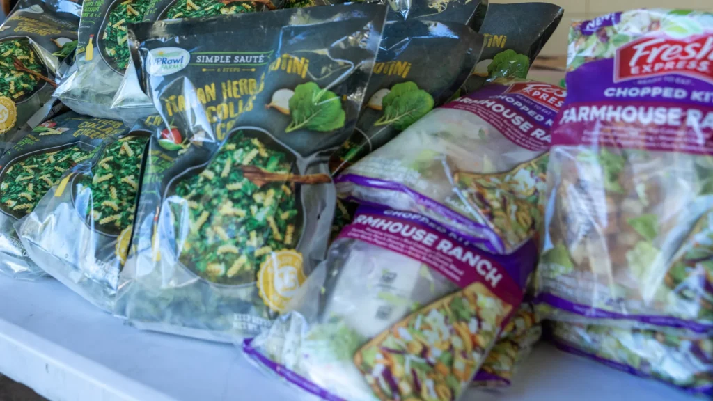 Produce at a Feeding Northeast Florida distribution