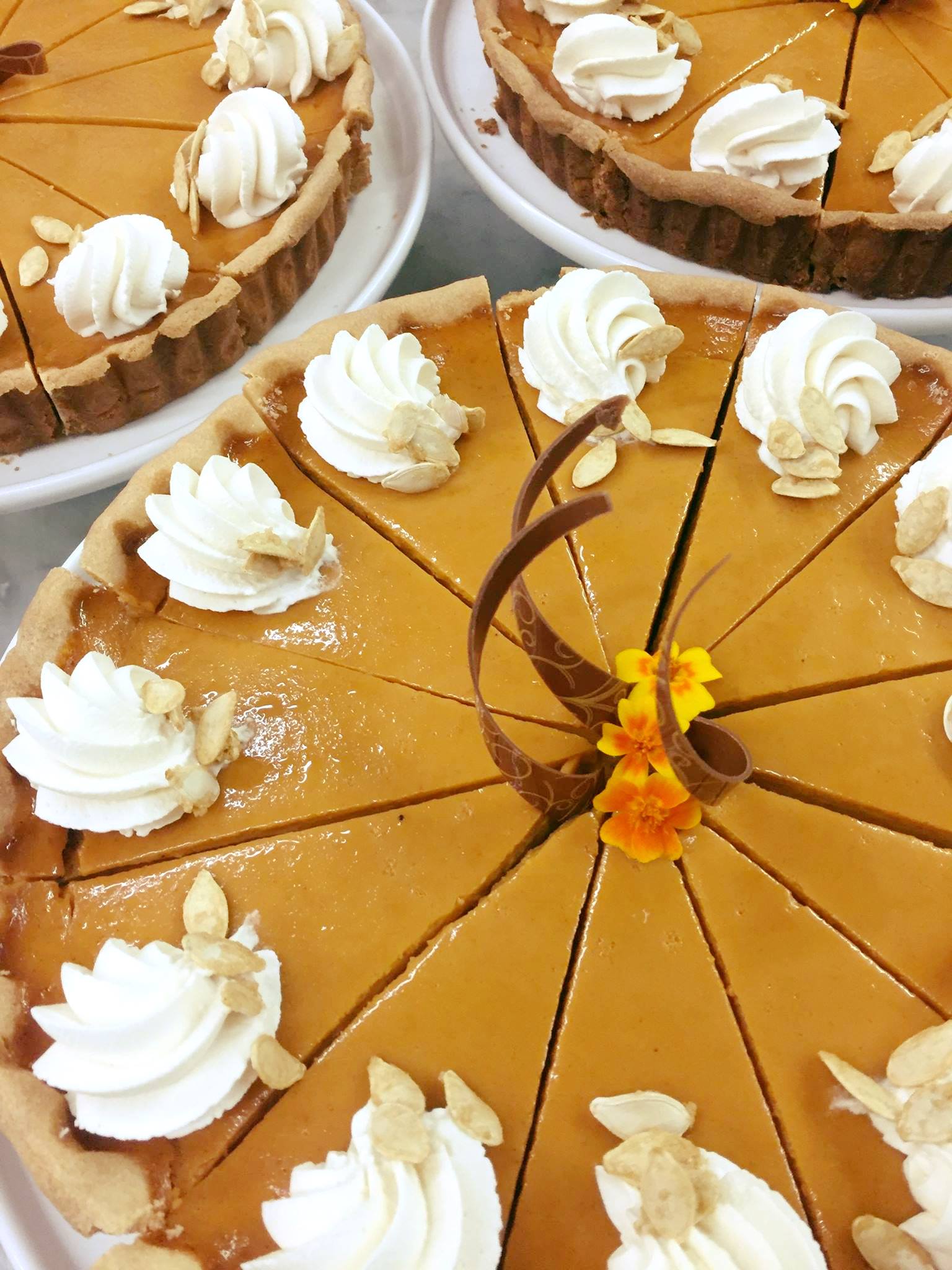 Pumpkin pie at Santé at Fairmont Sonoma Mission Inn & Spa in Sonoma. (Courtesy Santé)