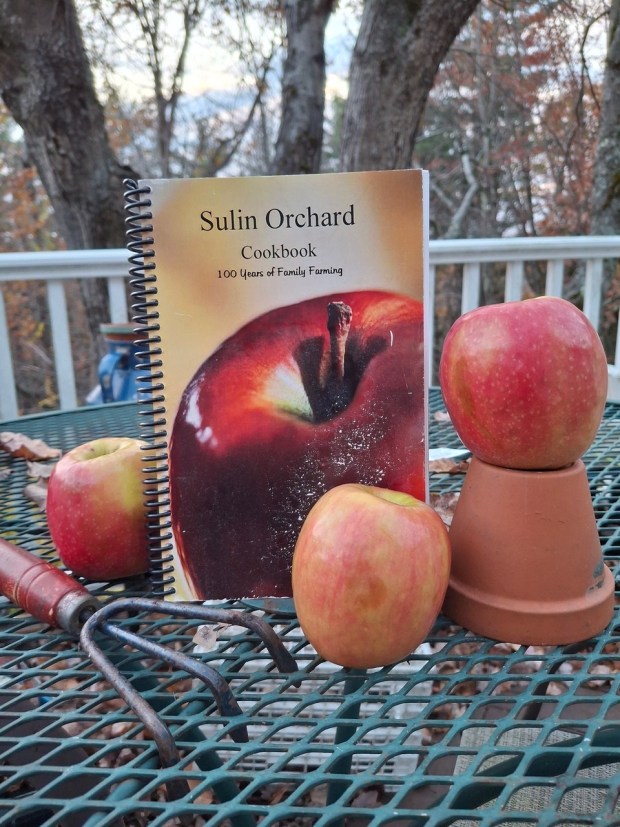 Lord "Baltamore"'s quotes are as he wrote them and were printed in this really old book. "The Sulin Orchard Cookbook" is a treasure house of appetizers, breads, main dishes and sweets, with apples as the main ingredient. (SALLY CRAGIN)