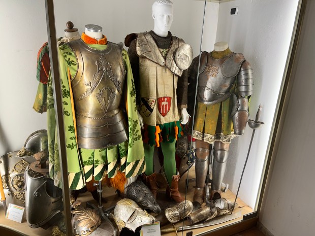 Medieval armor and other green costumes