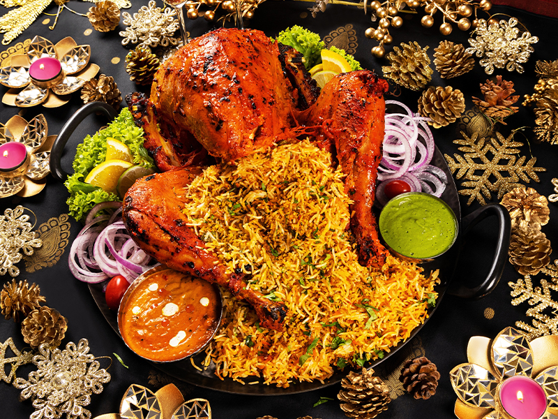 Shahi Maharani North Indian Restaurant - Christmas meal - Christmas lunch - roast turkey in Singapore 