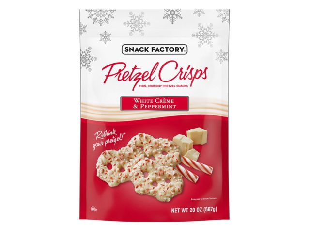 Snack Factory White Chocolate & Peppermint Pretzel Crisps