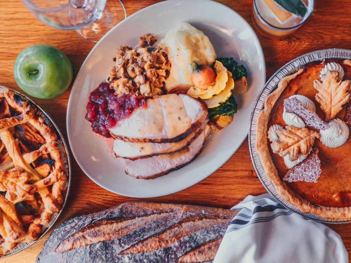 Capo's Thanksgiving meal.