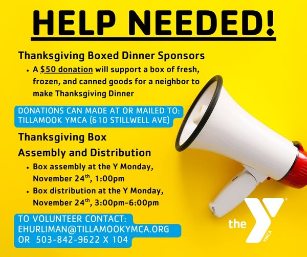 TILLAMOOK COUNTY ROTARY, GROCERY OUTLET & TILLAMOOK YMCA PARTNER TO PROVIDE FOOD BOXES – DONATIONS NEEDED – Tillamook County Pioneer TILLAMOOK COUNTY ROTARY, GROCERY OUTLET & TILLAMOOK YMCA PARTNER TO PROVIDE FOOD BOXES – DONATIONS NEEDED – Tillamook County Pioneer