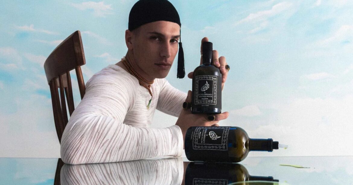 Trashy Clothing x Olive Odyssey: A Palestinian Collaboration of Fashion, Gastronomy, and Crafts Trashy clothing and Olive Odyssey collaborate in an ode to Palestine and its craftsmanship In the form of a unique and limited edition bottle of olive oil