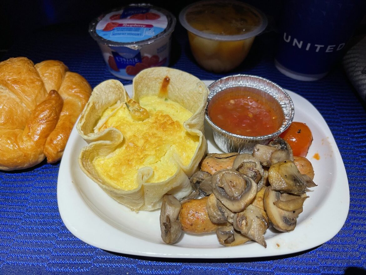 French Toast Or Quiche? Breakfast In United Polaris Business Class