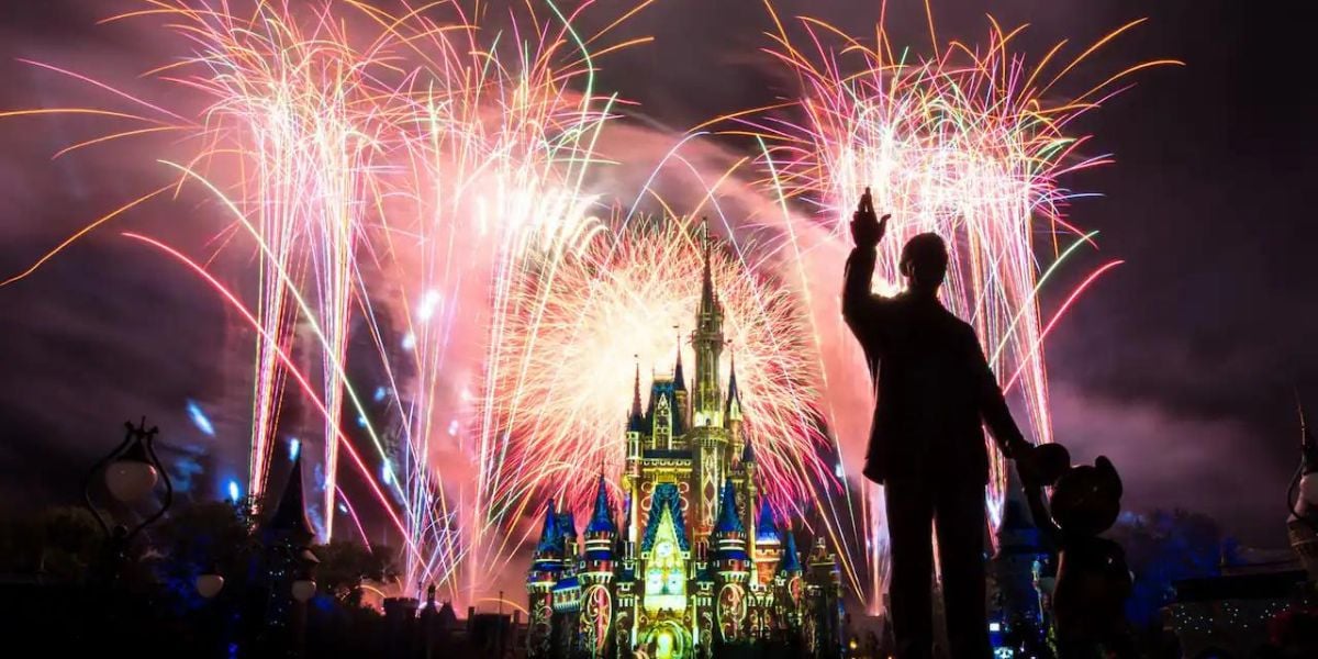 Happily Ever After Fireworks over Cinderella Castle