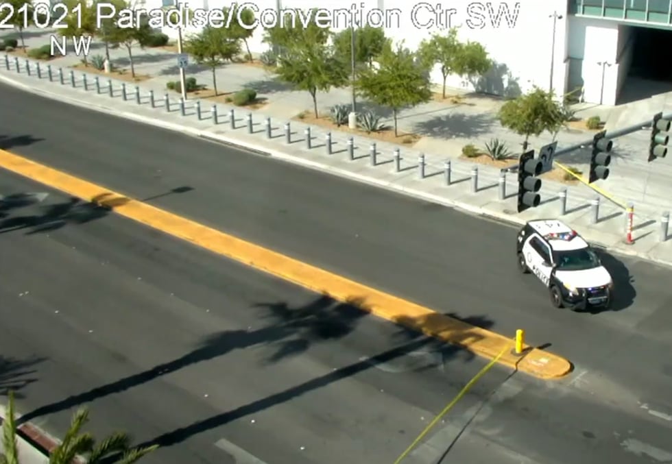 Las Vegas Metro Police are investigating a suspicious item that was reported near the Las...