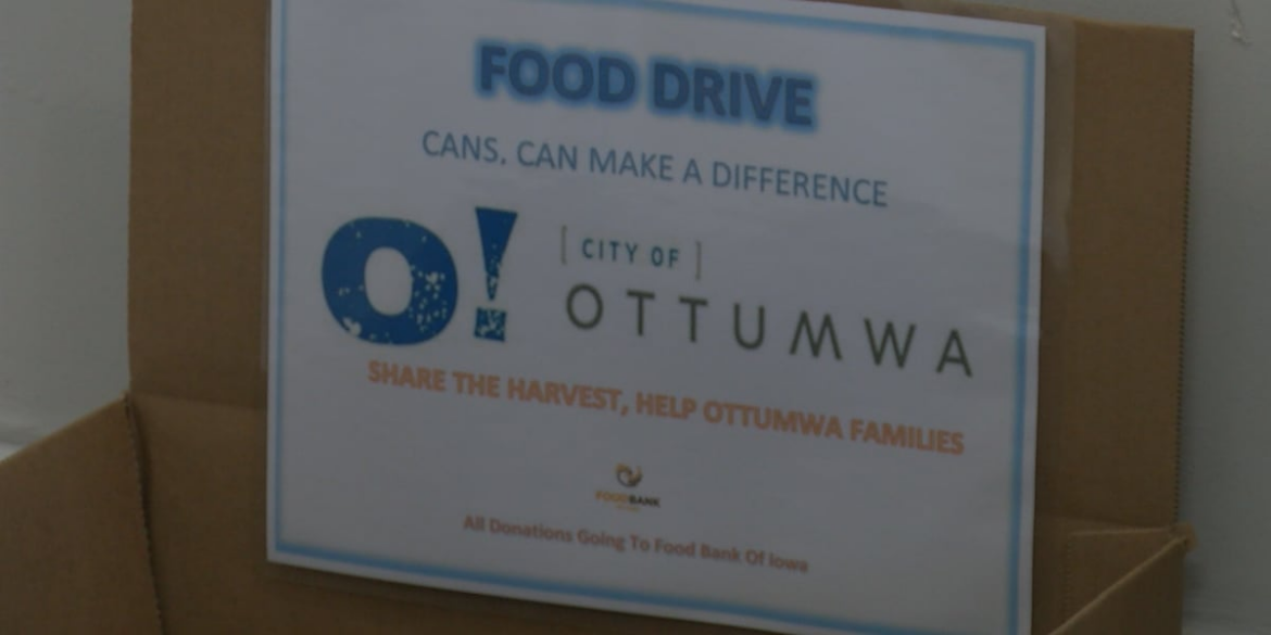 City of Ottumwa organizes community food drive with donation boxes City of Ottumwa organizes community food drive with donation boxes