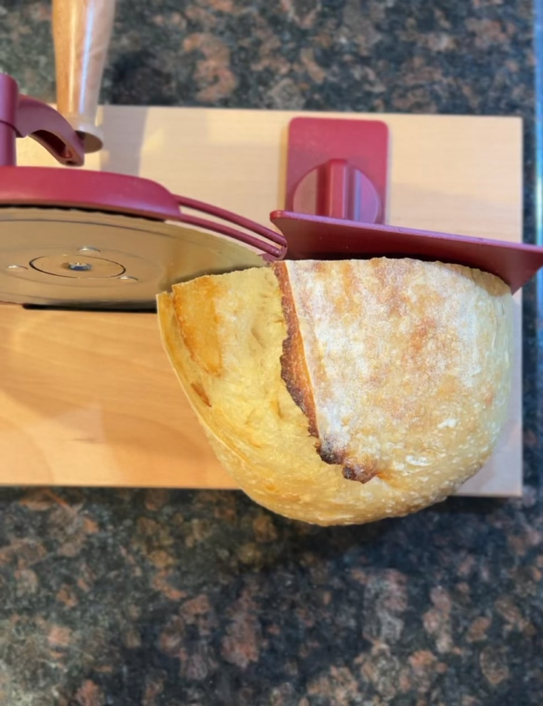 Last week’s loaf and how I slice it Last week’s loaf and how I slice it