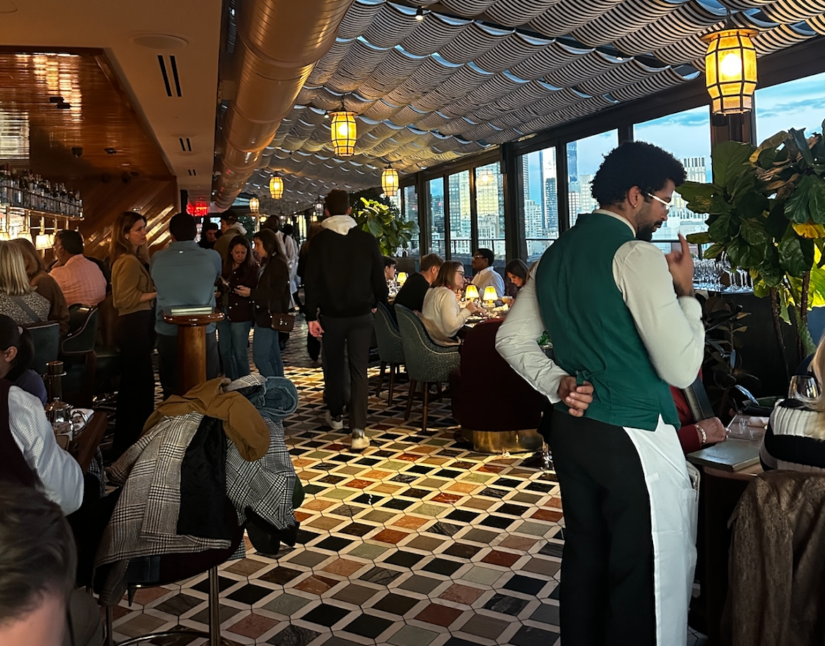 This Italian eatery sits above Boston’s skyline