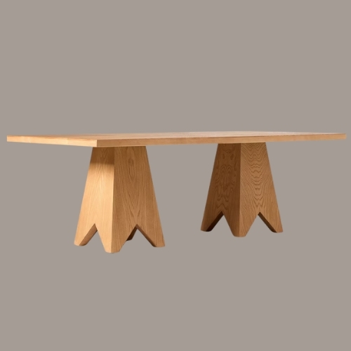West Elm, Pierce &amp; Ward Burl Wood Dining Table