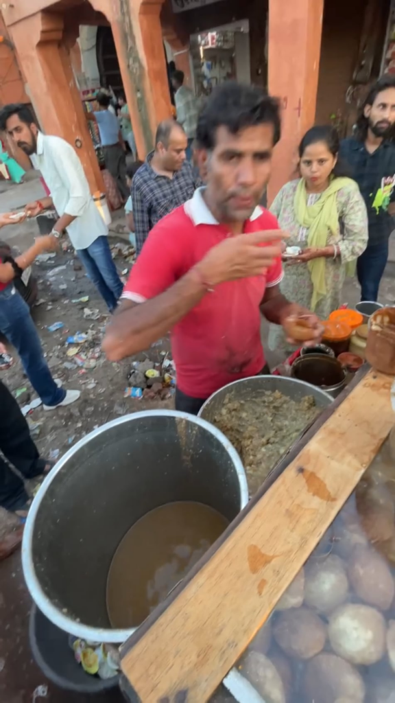 Street food of Jaipur, India