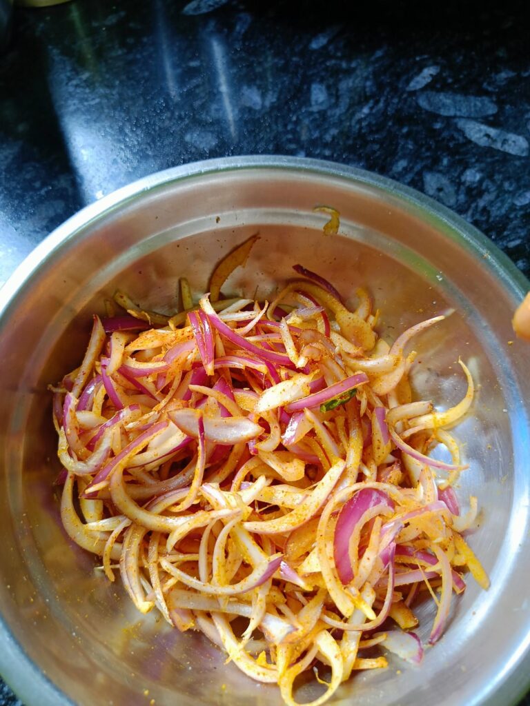 I made onion bhaji today