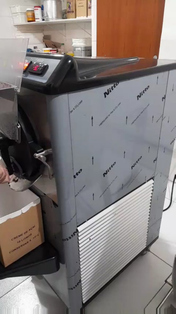 Ice criam machine with weird noises during operation. Ice criam machine with weird noises during operation.