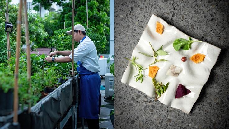 Led by Chef Pakorn “Tan” Kosiyapon, GOAT is dedicated to thoughtful cooking that highlights Thailand’s rich natural diversity. (© GOAT)