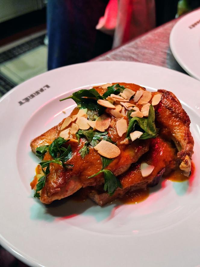 'Country Captain' chicken, at L'Arrêt by The Grey.