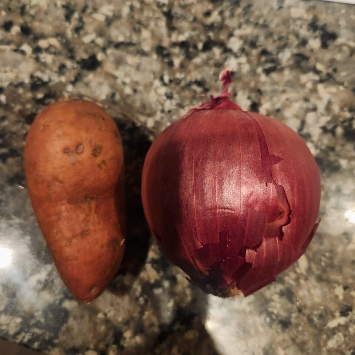 The 1 sweet potato I received with my Rosemary Fig Pork Filet meal.