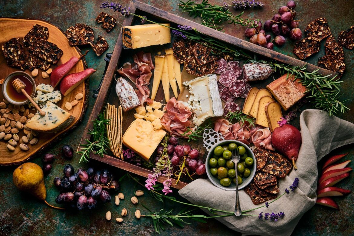 A board I styled and photographed yesterday.