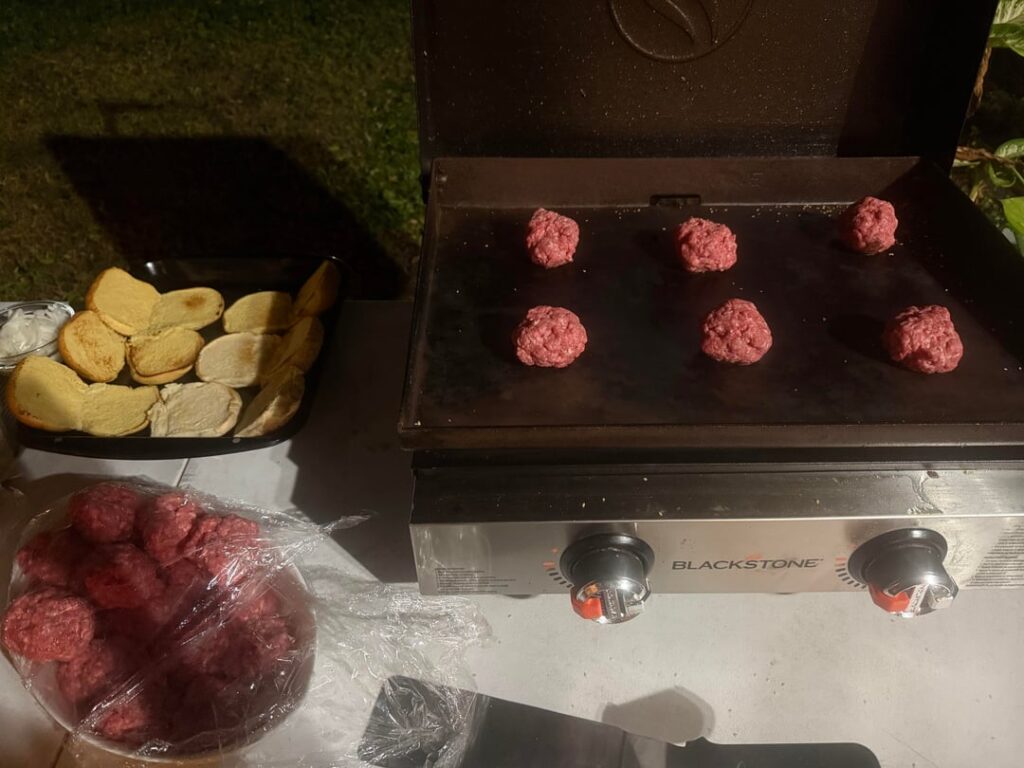 Burgers unite folks anytime around here